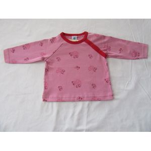 Petit Bateau - T-shirt lange mouw - Meisje - Rose - 1 1aar 74