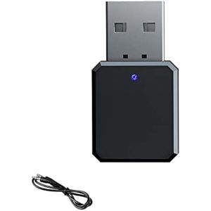 Auto USB Bluetooth-adapter, USB Bluetooth-adapter, USB 5.1 Bluetooth-ontvanger, stereohoofdtelefoon met dubbele uitgang, tv, auto- en audioapparatuur