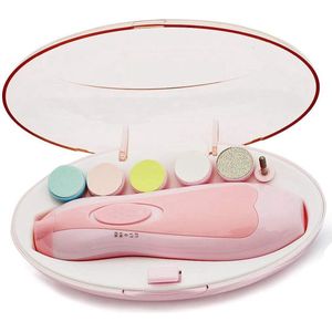 New Age Devi - Baby-Nagelvijl - Elektrische Nagelvijl - Baby-Nagelverzorging - Baby-Nagelknipper - LED-Licht - Volwassenen - Baby-Cadeau - Roze