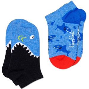 Happy Socks kids sneaker 2P sharks blauw