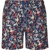 Zwemshort BARON FINBAR donkerblauw patroon