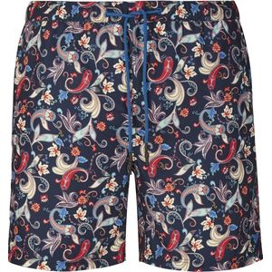 Zwemshort BARON FINBAR donkerblauw patroon