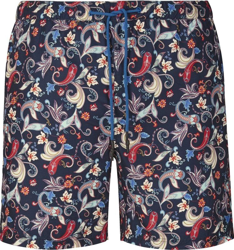 Zwemshort BARON FINBAR donkerblauw patroon