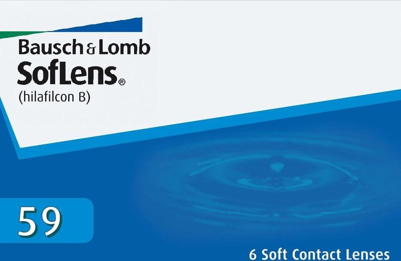-5.00 - SofLens® 59 - 6 pack - Maandlenzen - BC 8.60 - Contactlenzen