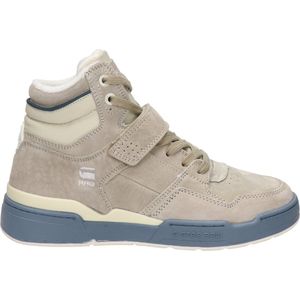 G-Star Raw Attacc Mid Nub W Hoge sneakers - Leren Sneaker - Dames - Beige - Maat 38