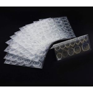 Dubbelzijdige Nagelkleefflipjes - Waterdichte en Ademend Zelfklevende Sticker voor Nepnagels - 240 Stuks (10 Vellen)