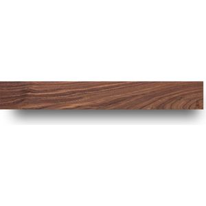 Robert Herder Magneetlijst - 490 x 70 x 20/40 mm - Walnotenhout - Exclusief Messen