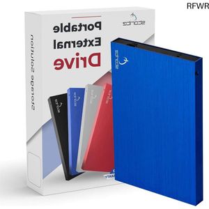RFWR® Draagbare 1TB Externe Harde Schijf - Slank Design en Snelle Gegevensoverdracht via USB 2.0