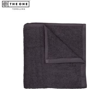 The One Towelling Salon Handdoek - 45 x 90 cm - Kappershanddoek - Hoge vochtopname - Katoen - Antraciet