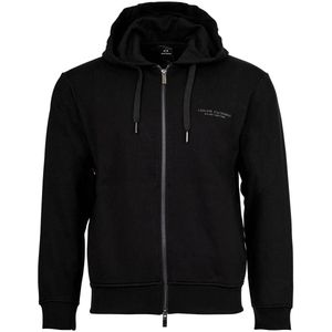 Armani Exchange, Dames, Sweatshirts & Hoodies, Zwart, Maat: XS Katoen,