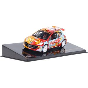 Peugeot 207 S2000 Ixo Modelauto 1:43 2009 Freddy Loix / Frédéric Miclotte Peugeot Team Bel-Lux