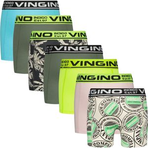 Vingino Boxer-B-SO241 7 Week 7 pack Jongens Onderbroek - Multicolor Army Green - Maat XXL