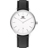 Danish Design IQ10Q1175 horloge heren - zwart - edelstaal