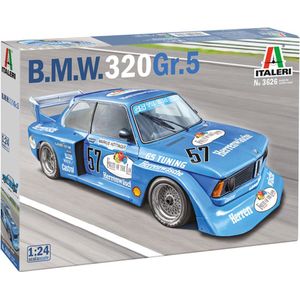 1:24 Italeri 3626 BMW 320 Group 5 Car Plastic Modelbouwpakket