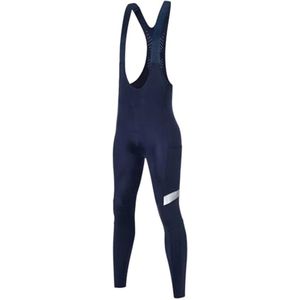 Heren Fietsbroek Met Hoge Elasticiteit en Gevoerde Lange Fit