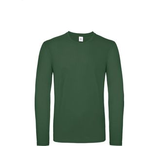 B&C #E150 Men's T-shirt long sleeve CGTU05T - Bottle Green - S