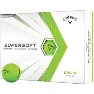 Callaway SuperSoft 2021 Golfballen - Groen - 12 Stuks