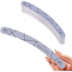 Mani King Nagelvijl Banaan model 180/240 - Set van 10