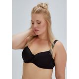 Dagi Dames Underwire Minimiser BH, zwart, 100B