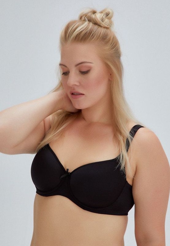 Dagi Dames Underwire Minimiser BH, zwart, 100B