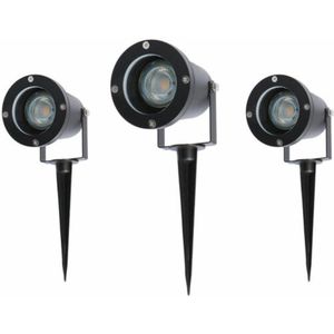 Groenovatie Prikspot Tuinverlichting - Waterdicht IP65 - GU10 Fitting - 3-Pack