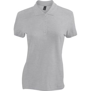 SOLS Dames dames Passion Pique Poloshirt met korte mouwen (Grijze Mergel)