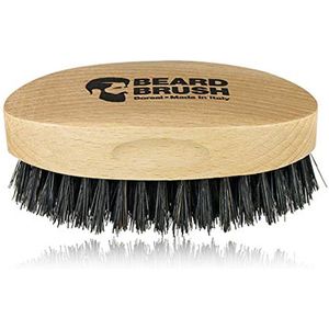 Natuurlijke Baardborstel voor Heren - Beukenhout en Wildzwijnhaar