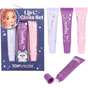 Depesche - TOPModel - Lipgloss Set - Roze - 3 Glanzende Lipglosses - 8 ml per stuk