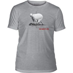 T-shirt End Habitat Loss Polar Bear Tri-Blend L