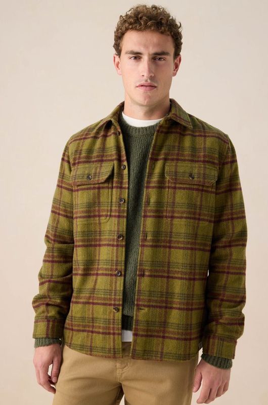 Sissy-Boy - Donkergroen geruit overhemd