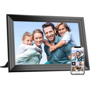 Digitale Fotolijst 10,1 Inch met IPS LCD Touchscreen en Automatische Rotatie - Perfect Geschenk voor Ouders