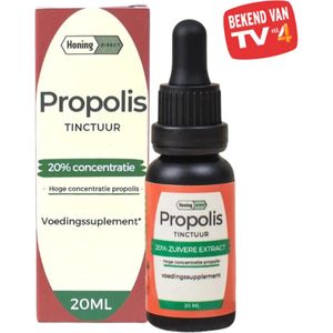 Propolis Tinctuur 20% | Hoge concentratie Propolis | Vloeibaar | Premium kwaliteit