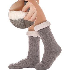 Damessokken, pantoffels, damessokken, winter, fleece, antislip, warm