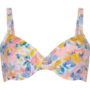 Hunkemöller Dames Badmode Voorgevormde beugel bikinitop Palma - Wit - maat D75