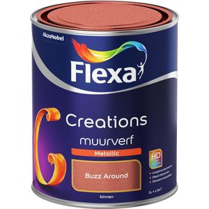 Flexa Creations - Muurverf Metallic - Buzz Around - 1 liter