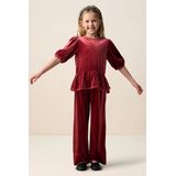 Sissy-Boy - Rode velvet wide leg legging