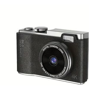 Rustin Mini Vlog Camera - Compact camera - Mini Digitale Camera - Fotocamera - Fototoestel - Compact Camera - Vlog Camera - Kinder Camera - 32GB SD Kaart - Fototoestel Voor Kinderen