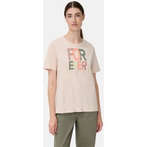 camel active - T-Shirt - Lila Roze - 100% Katoen