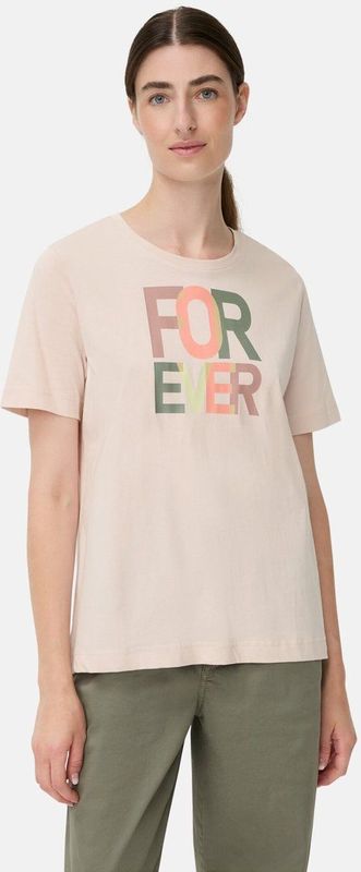 camel active - T-Shirt - Lila Roze - 100% Katoen