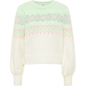 myMo - Blonda - Vest - Zacht - Korte Pasvorm - Fair Isle-patroon