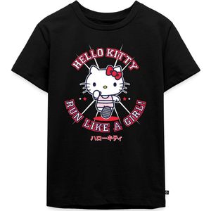 Hello Kitty Run Like A Girl Premium T Shirt Kinderen