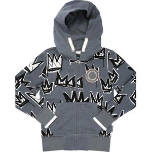 Vinrose Vest Jace - Vest - Capuchon - Grijs - Jongens - Maat: 98/104