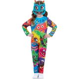 Smiffy's - Monster & Griezel Kostuum - Monster Party Costume Kind Kostuum - Multicolor - Small - Carnavalskleding - Verkleedkleding