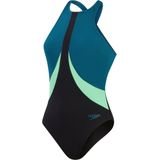 Speedo ECO+ Colourblock Highneck Crossback Badpak Vrouwen