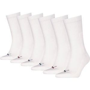 PUMA - UNISEX CUSHIONED NEXT CREW - Sportsokken - Wit - 6 Paar