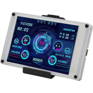 35-inch IPS USB-minischerm Pc-temperatuurweergave AIDA64 Pc-CPU GPU HDD-gegevensmonitor Dual USB Pc-sensorpaneelweergave Subscherm voor RasPi voor Linux - monitor displayTemperatuur- en prestatiegegevens .