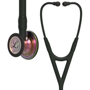 Littmann stethoscoop cardiology IV Kleur stethoscoop: Zwart / Regenboog 3M - Superieure akoestische kwaliteit - Dubbelzijdig borststuk