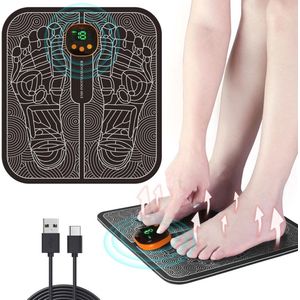 Draagbaar Voetmassageapparaat met 8 Modi - Voor Pijnverlichting en Ontspanning, Ideaal voor Thuis en Reizen