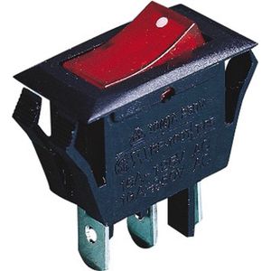 BREG Tuimelschakelaar - inbouw - 12V - 15Amp.