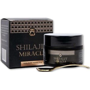 Premium Himalaya Shilajit Resin 15g - 100% Puur & Biologisch - Rijk aan 85+ Mineralen & 80% Fulvinezuur - Authentieke Mumijo Hars - Energie, Focus & Testosteron Booster - Labgetest & Gecertificeerd - Glazen Pot